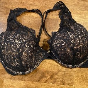Third Love 24/7 Lace Plunge Bra 36B 1/2